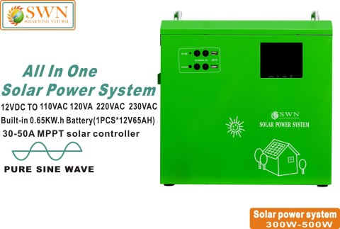 12VDC 300W 500W1kw 24VDC 2kw3kw4kw5kw All in one portable solar power solar generator